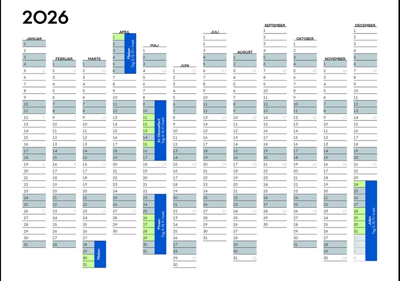 Feriekalender 2025