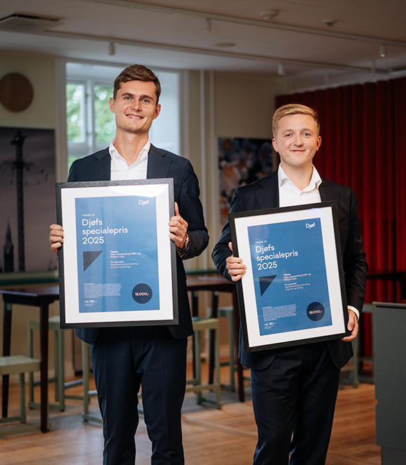 Philip og Oskar vinder Specialeprisen 2025