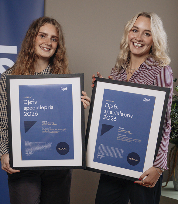Specialeprisen vindere Frida og Claudia